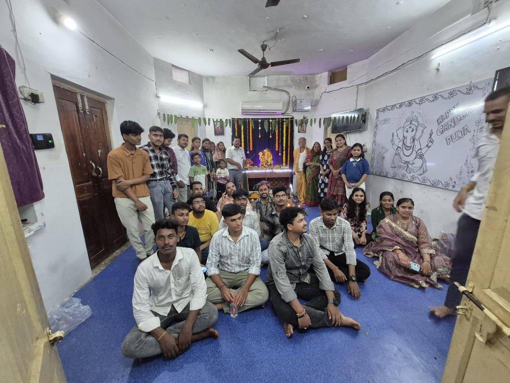 Classroom Celebration & Hand-Drawn Ganesh Art